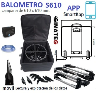 maleta balometro sauermann dbm620 venta y alquiler gimateg