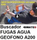 ir a Geofono busca fugas agua PRO Sewerin A200 gimateg