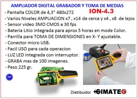 amplificador portatil industrial con foto GimateG