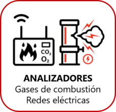 enlace analizadores combustion y red electrica GimateG