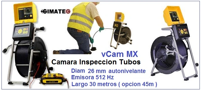 camara inspeccion tberias 30 metros vCam MX wifi gimateg