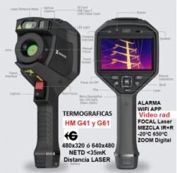 camaras termograficas hikmicro serie G31 G40 y G60 gimateg