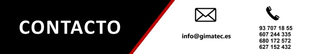 Imagen con los datos de contacto de Gimatec Instrumentos para asesoramiento técnico y comercial en equipos de medida y diagnóstico industrial.
