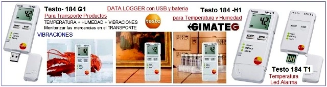 USB pen dataloger testo 184 gimateg