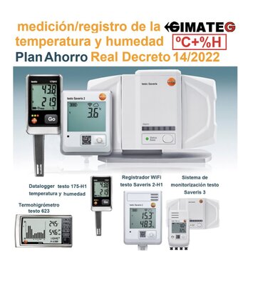 visor aire ambiente testo 623  gimateg