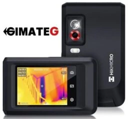 Cámara térmica HIKMICRO Pocket2 para diagnóstico térmico en cuadros eléctricos, sistemas HVAC y aplicaciones de mantenimiento predictivo, con imagen nítida y formato de bolsillo. Disponible en Gimatec.