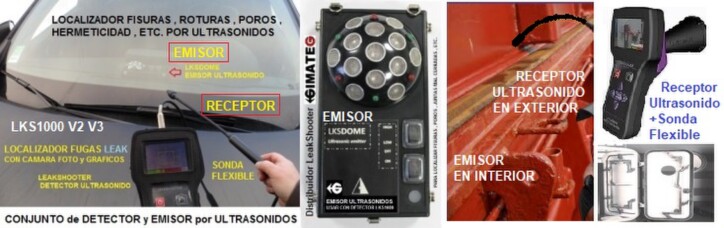 emisor ultrasonido detectar fallo estanqueidad gimateg