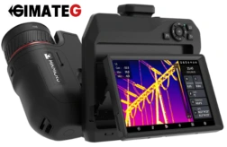 Cámara termográfica profesional HIKMICRO SP120H con resolución 1280x1024, alta sensibilidad <20 mK, medición hasta 2200 °C y diseño portátil para mantenimiento industrial y predictivo