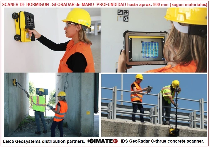 aplicaciones scaner de mano en hormigón suelo o pared cthue gimateg