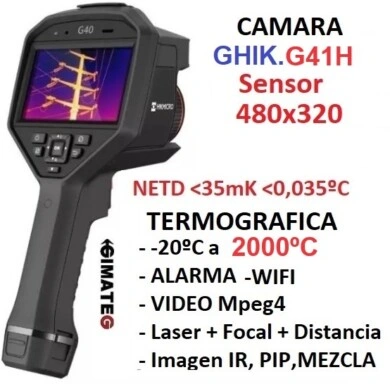termografica pro HIKmicro G41H hasta 2000ºC gimateg