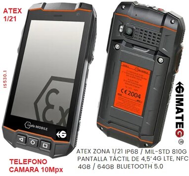 telefono ATEX zona 1.21 venta alquiler gimateg