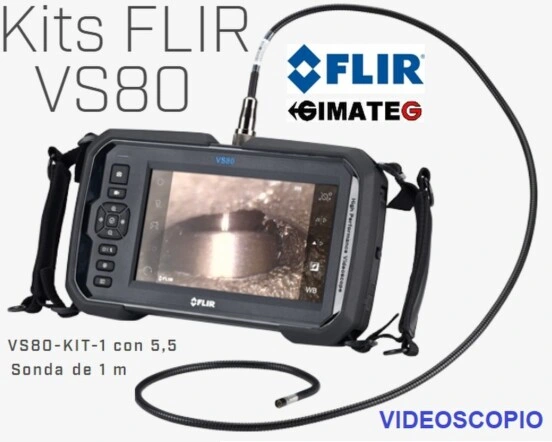 gama videoscopio Flir VS80 y camaras inspeccion tubos gimateg