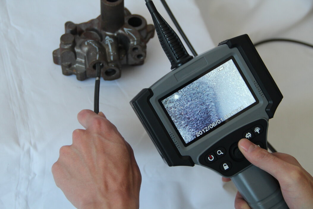 videoscopio articulado 4 ejes GiCam-VT con motor gira 360º gimateg