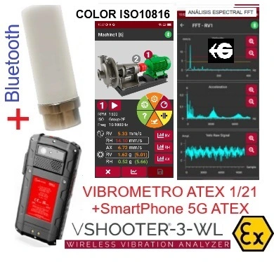 Analizador vibraciones y camara termica ATEX VShooter GimateG