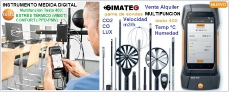 ANALIZADOR CALIDAD AIRE testo400 gimateg