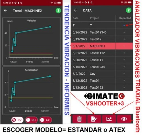 informe estado maquina vibrometro triaxial vshooter3