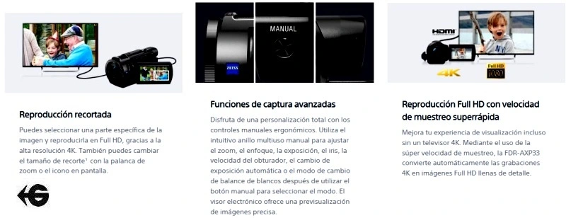 estabilizador camara video 4k sony gimateg