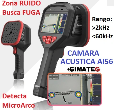 novedad camara acustica hikmicro BUSCAFUGAS aire gimateg