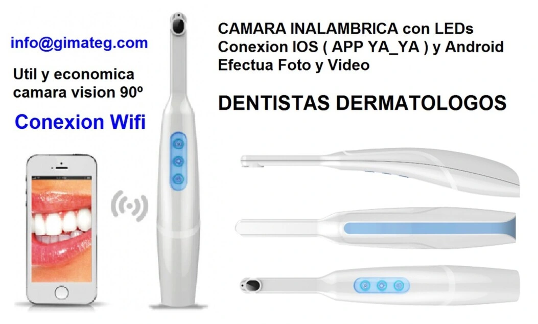 camara intraoral dentista y dermatologo piel wifi gimateg