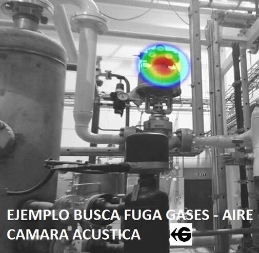 oto busca fuga aire comprimido camara acustica inustrial AI56 gimateg