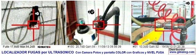 ejemplo localizador fugas aire comprimido Leakshooter