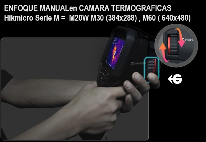 enfoque manual termografica M60 Distribuidor hikmicro gimatec