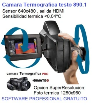 ergonomia termografica alta resolucion 1280sensor 640 testo 890 gimateg