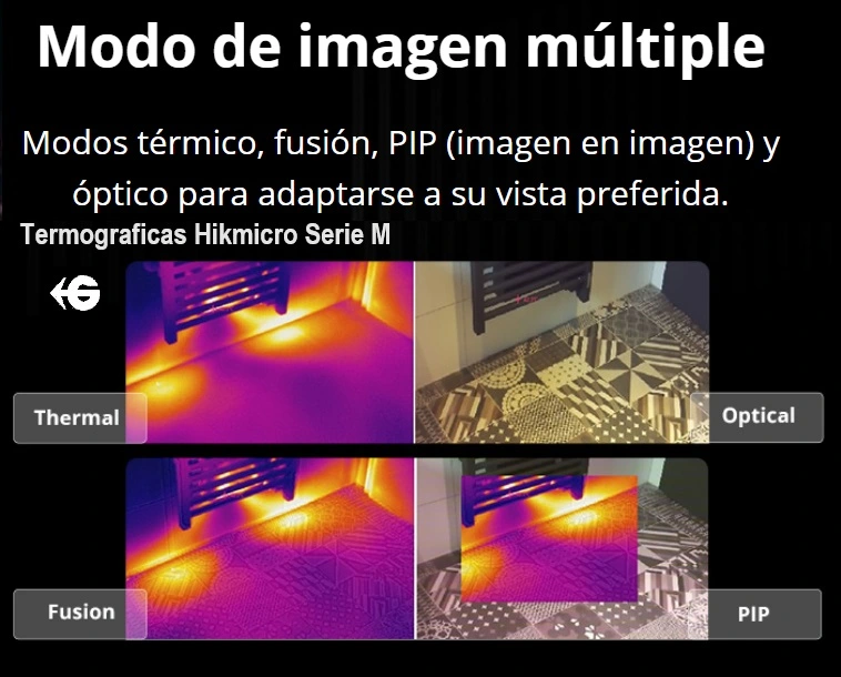 modo imagen termografica M31 Distribuidor hikmicro gimatec