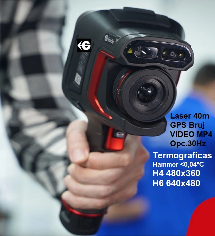 camaras termograficas pro H4 y H6 hammer guide gimateg