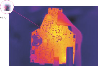 tamaño punto termico con camara 640x480