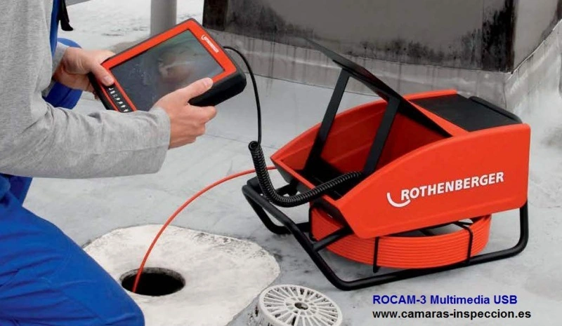 camara inspeccion Tuberias con Wifi gimateg Distribuidor Rothenberger