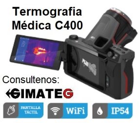 deteccion personas con fiebre termografica C400 HDMI guide gimateg