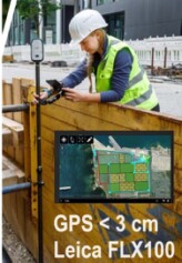 enlace a gps centimetrico Leica FLX100 venta alquiler gimateg