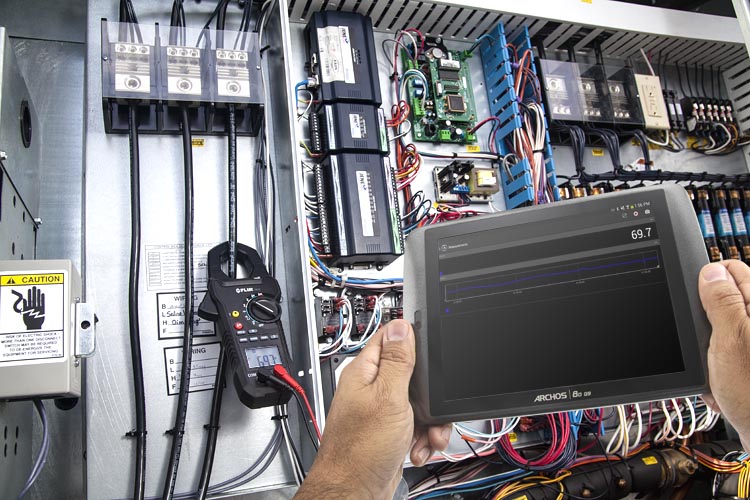 pinza amperimetrica flir con bluetooth gimateg