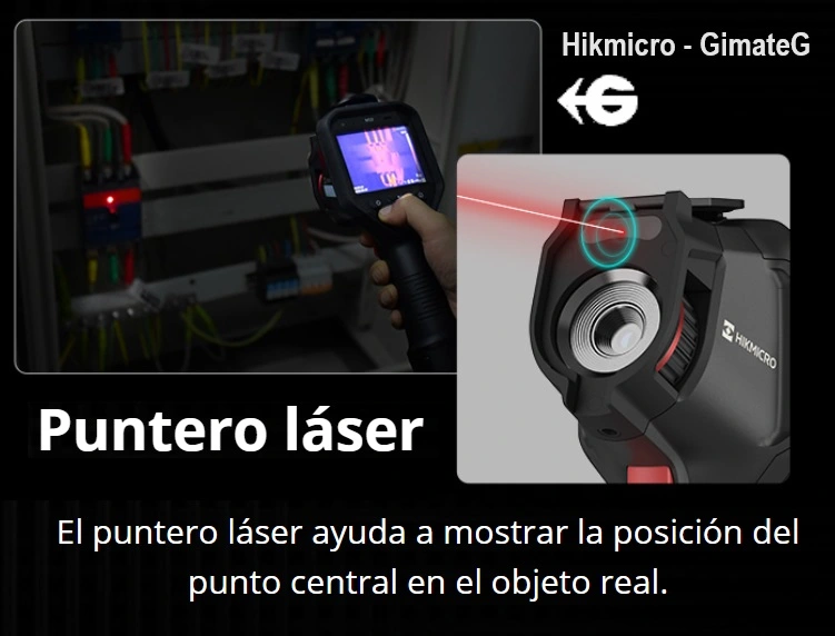 Puntero Laser termografica M31 Distribuidor hikmicro gimateg