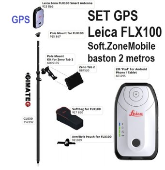 gps centimetrico leica FLX100 venta alquiler gimateg