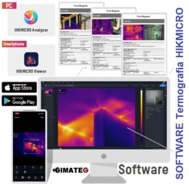 software termografica hikmicro M60 wifi video alquiler gimateg