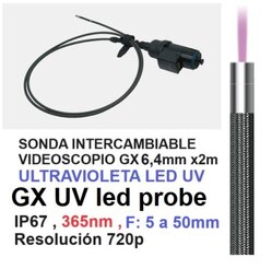 Videoscopio articulado luz UV ultravioleta DGX gimateg