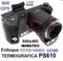 camara termografica foto video gps PS610 guide gimateg