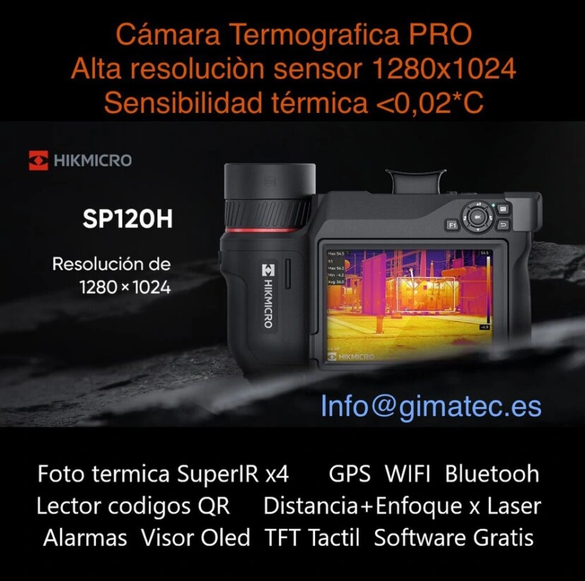 venta alquiler camaras termicas pro testo gimateg