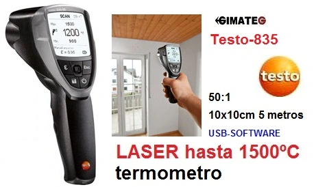 termometro laser testo835 consulte a gimateg