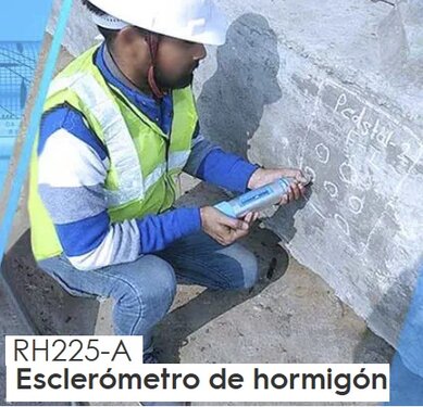 visualizacion barras en pared hormigon proceq PM8000 gimateg