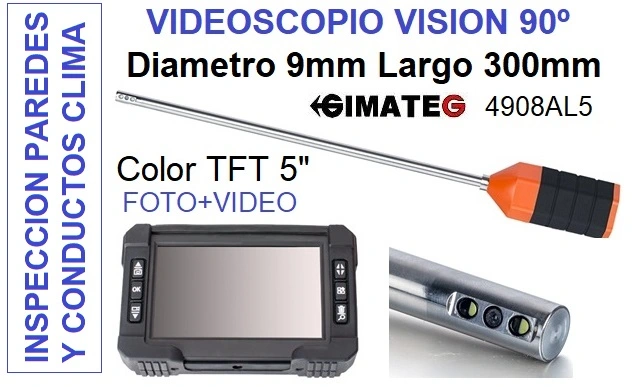videoscopio inspeccion paredes y falsos techos gimateg