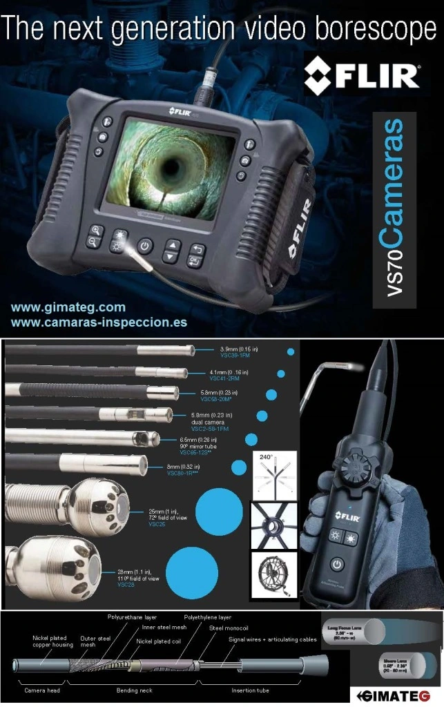 videoscopio flir vs70 y vs80 ,consulte a gimateg